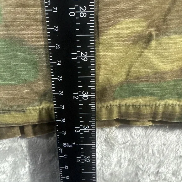 Vintage 60s Vietnam USMC Shirt Men's Small-Long Rip Stop Fatigue Tropical Jungle - Picture 15 of 16